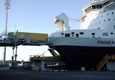 Disembarkment of racing technology in Finish port Turk