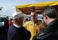 Stan Matejovsky talking to TATRA a.s. representatives in the tent