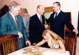 For the gala evening, Miss Blond International Jana Prihodova, organized an exhibition of her photo pictures