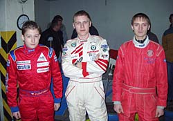 Three-member team: Josef Kral, Michal Matejovsky, Petr Rychlovsky